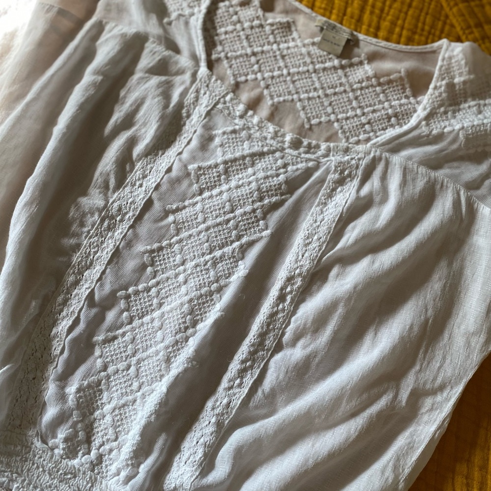Lucky Brand Gauze Top